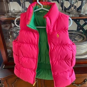 Ralph Lauren reversible kids puffer vest
